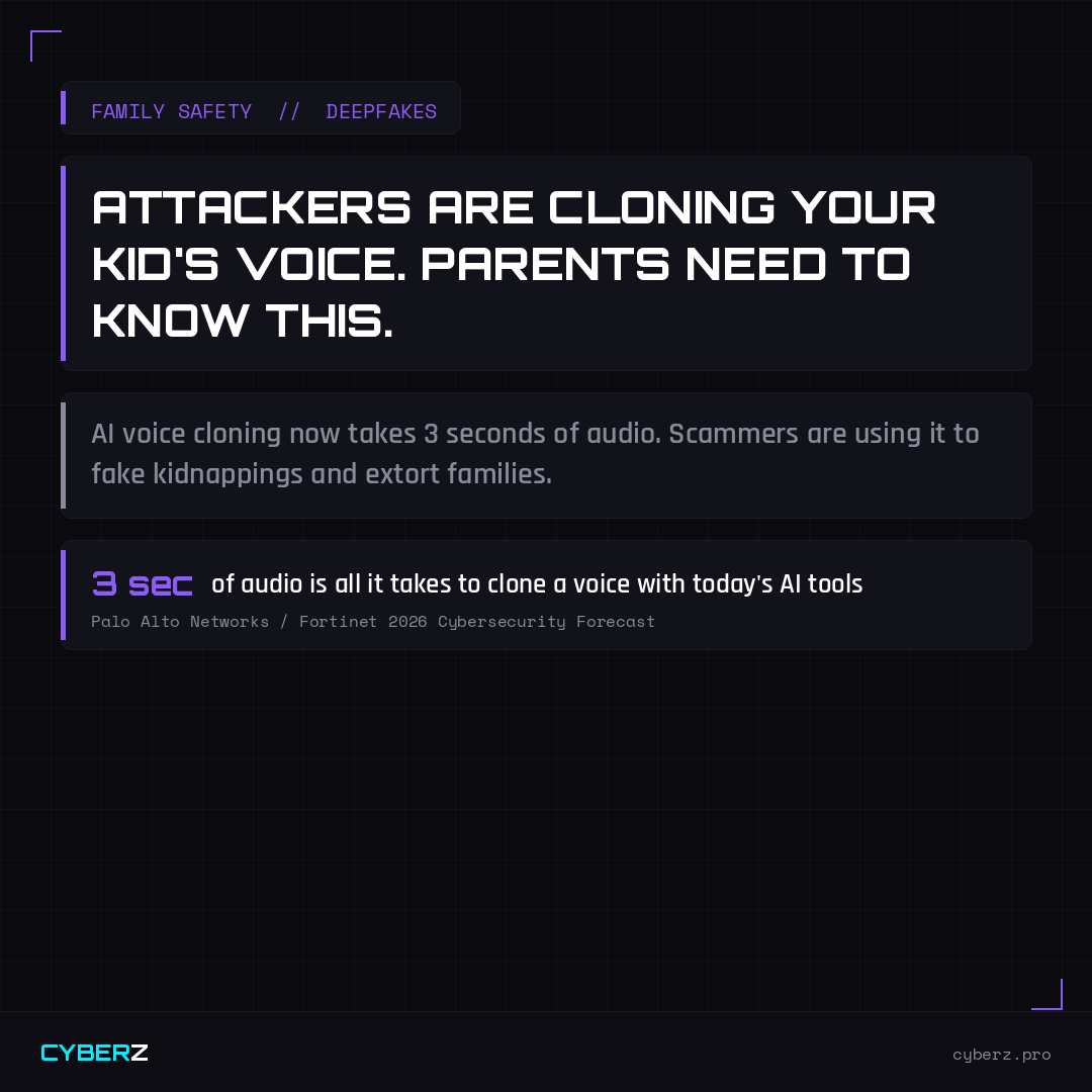 Scammers Are Cloning Your Kid's Voice With 3 Seconds of Audio. Here's How to Protect Your Family.